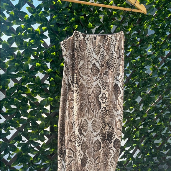 Snakeskin print dress - Picture 2 of 2